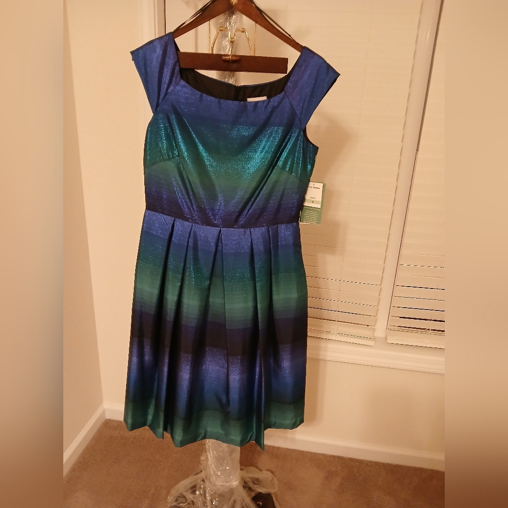 Bluish Green Neon Dress